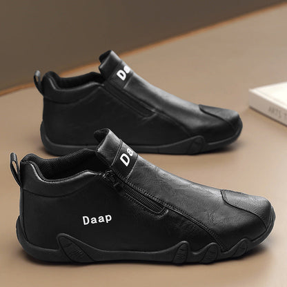 🎁Vente chaude 50% de réduction⏳Chaussures montantes en cuir souple et décontractées pour hommes