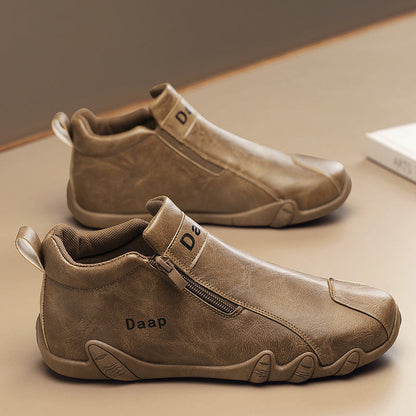 🎁Vente chaude 50% de réduction⏳Chaussures montantes en cuir souple et décontractées pour hommes